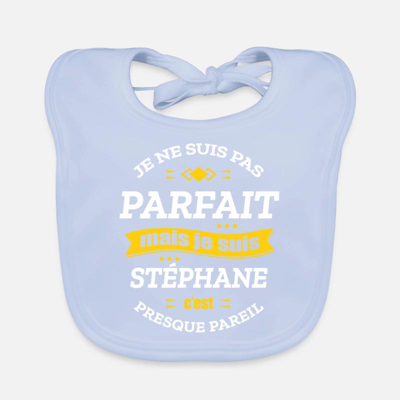 STÉPHANE PARFAIT - PRENOM STÉPHANE Bavoir bio Bébé