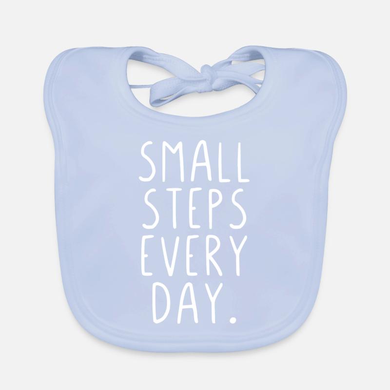 Small steps every day Baby Bio-Lätzchen