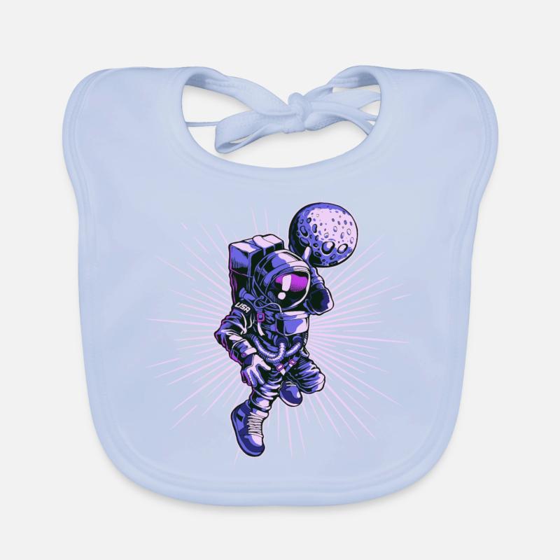 Vaisseau spatial spatial astronaute Bavoir bio Bébé
