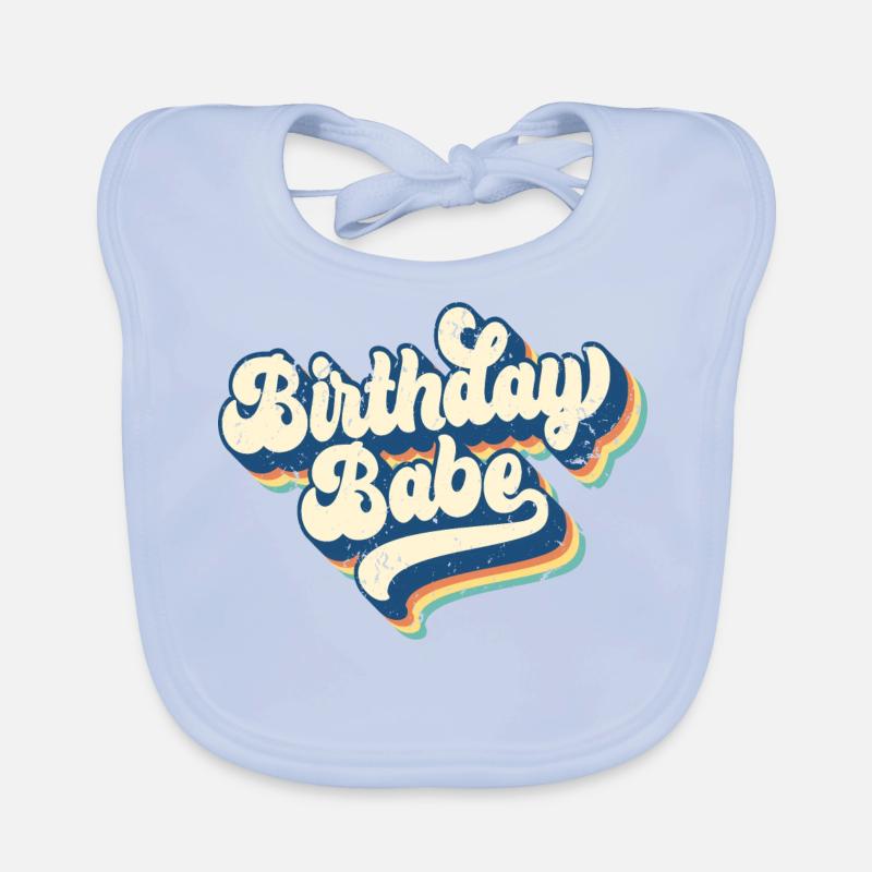 Birthday Babe Matching Group Geburtstagsparty Geschenk Baby Bio-Lätzchen