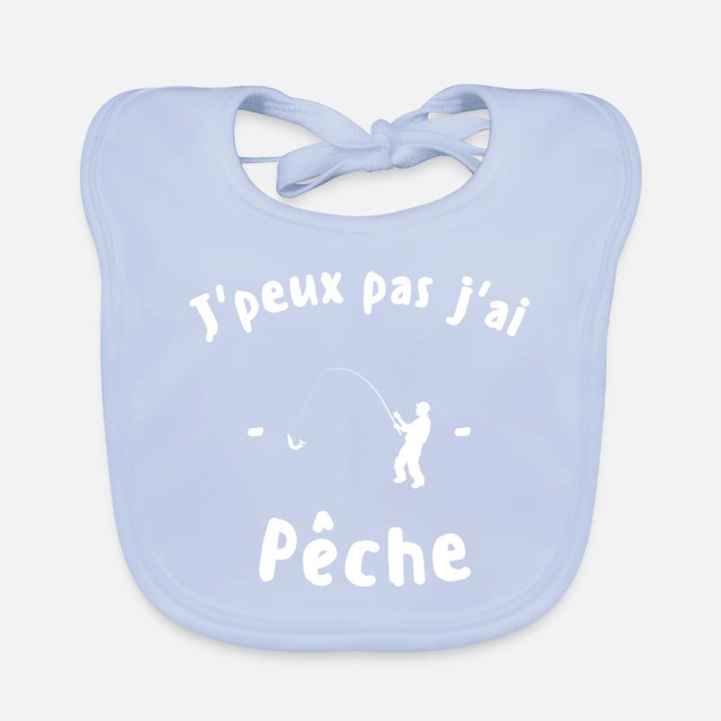 J'peux pas j'ai pêche Bavoir bio Bébé