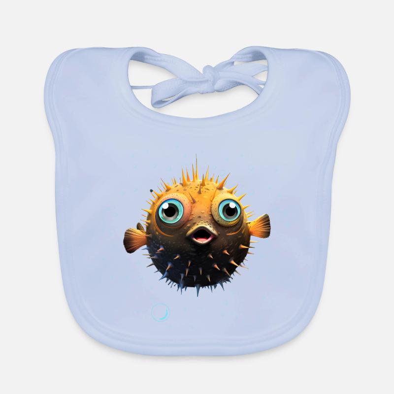 Poisson-globe Bavoir bio Bébé