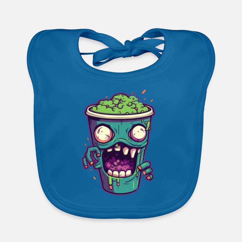 Halloween Kaffeebecher - gruselige Kaffeetasse Baby Bio-Lätzchen