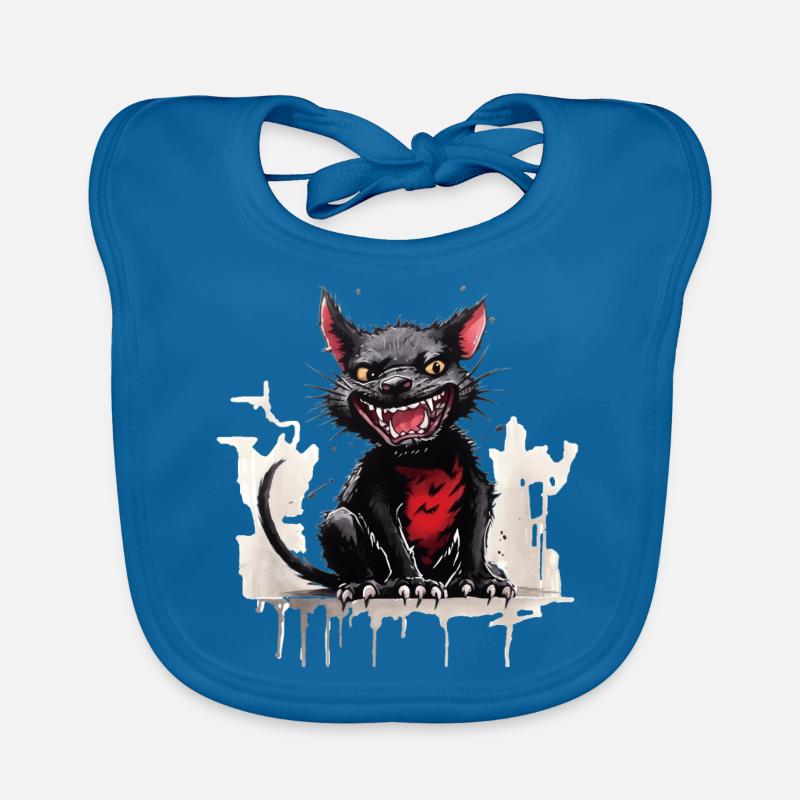 Cute Tasmanian devil Organic Baby Bibs