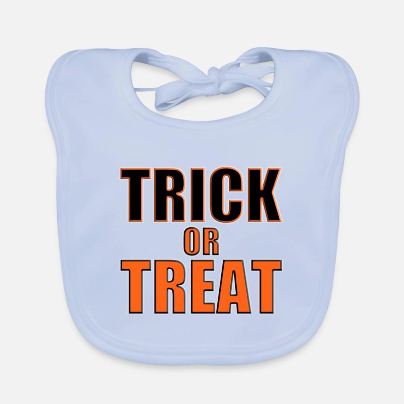 TRICK OR TREAT - SÜßES ODER SAURES - HALLOWEEN Baby Bio-Lätzchen