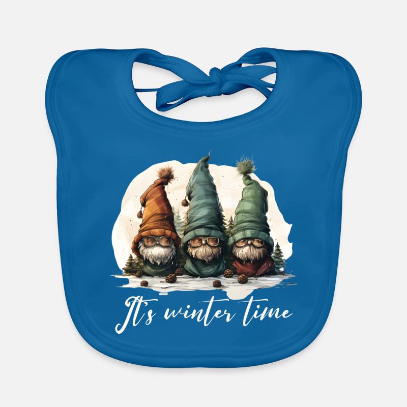It's winter time Organic Baby Bibs