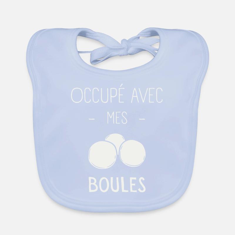 Occupé Avec Mes Boules Bavoir bio Bébé
