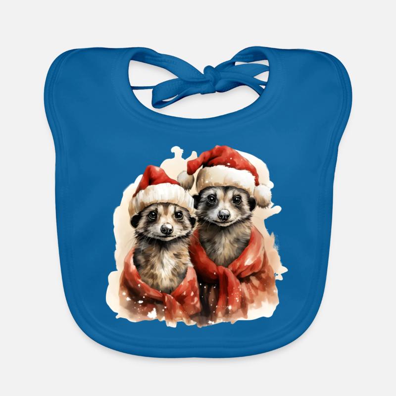 Suricate de Noël Bavoir bio Bébé