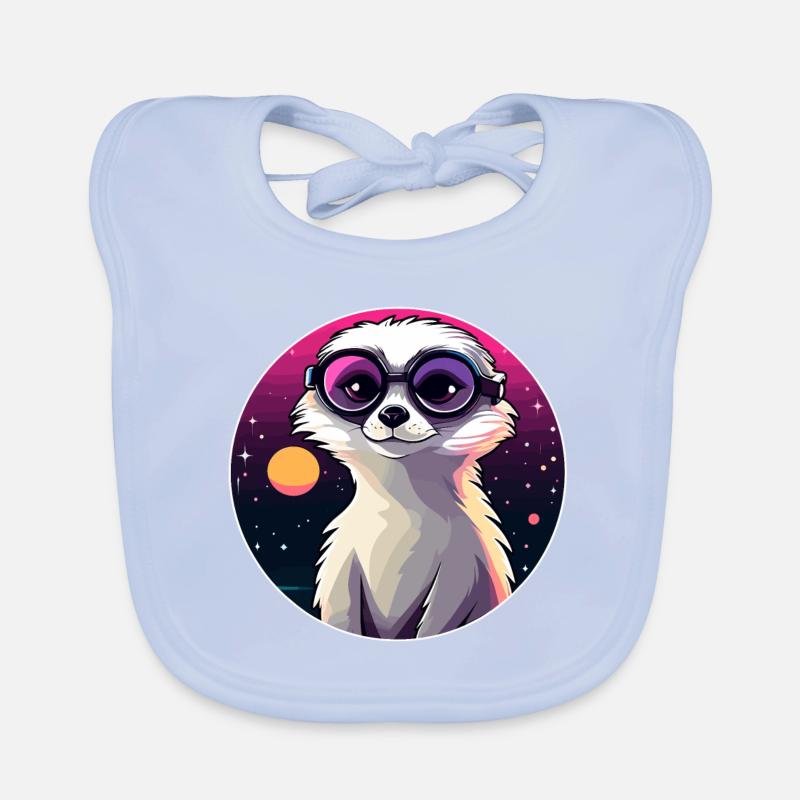 Dessin de suricate Bavoir bio Bébé