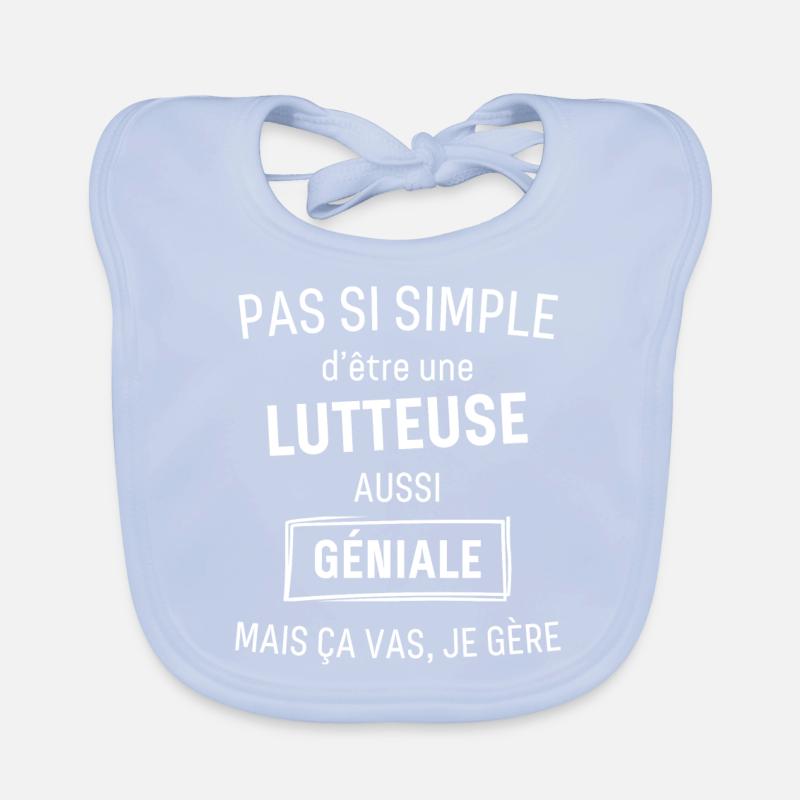 Lutteuse GÉNIALE Bavoir bio Bébé