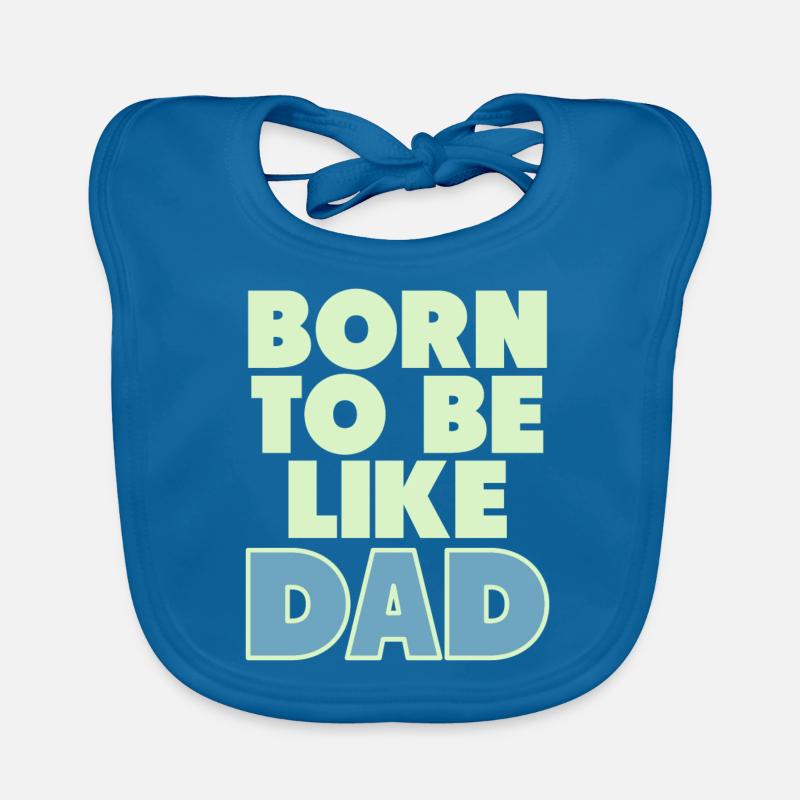 father and son Baby Bio-Lätzchen