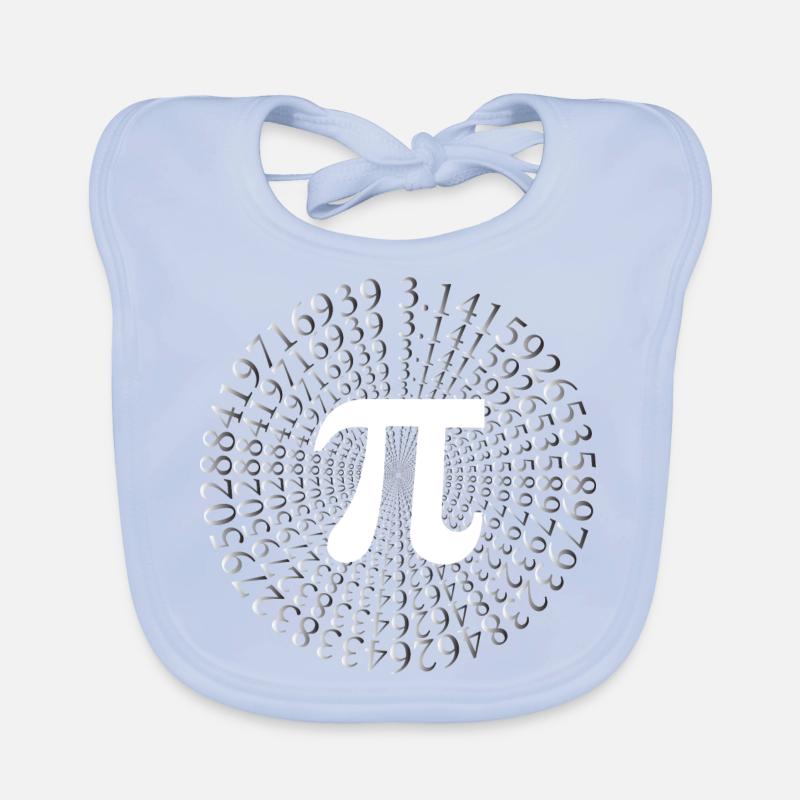 Pi Circle Number Mathematics Math Organic Baby Bibs