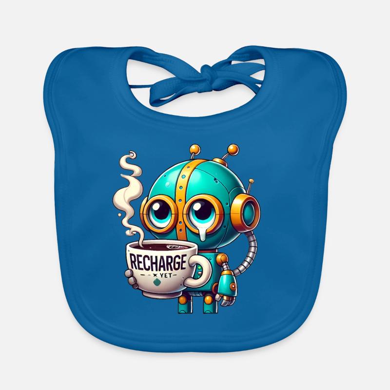 Mode de recharge du robot CoffeeFueled Bavoir bio Bébé