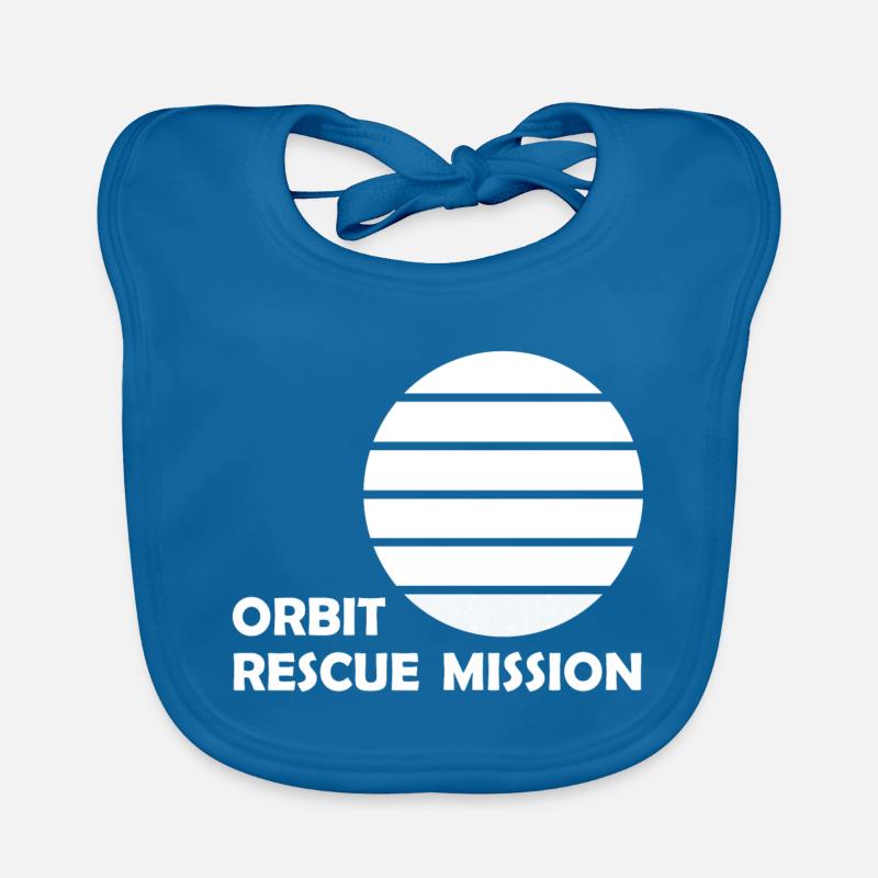 Mars and Space Discovery Organic Baby Bibs