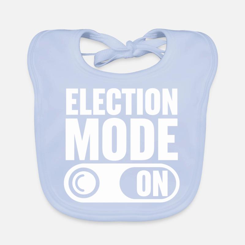 Mode électoral activé Bavoir bio Bébé