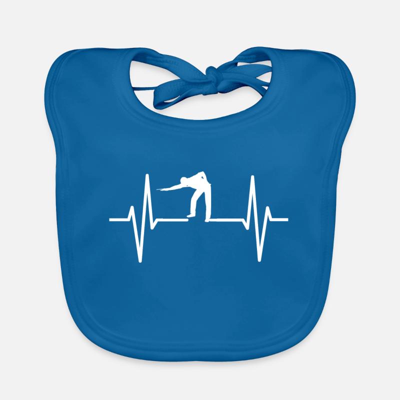 heartbeat billiards Baby Bio-Lätzchen