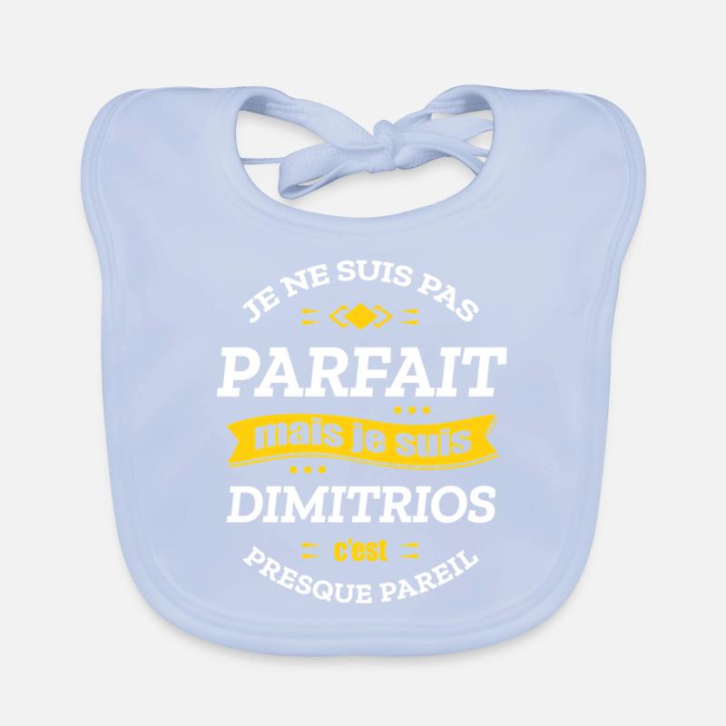 DIMITRIOS PARFAIT - PRENOM DIMITRIOS Bavoir bio Bébé