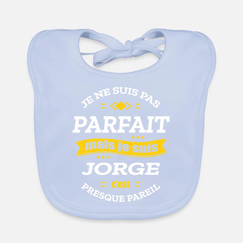 JORGE PARFAIT - PRENOM JORGE Bavoir bio Bébé