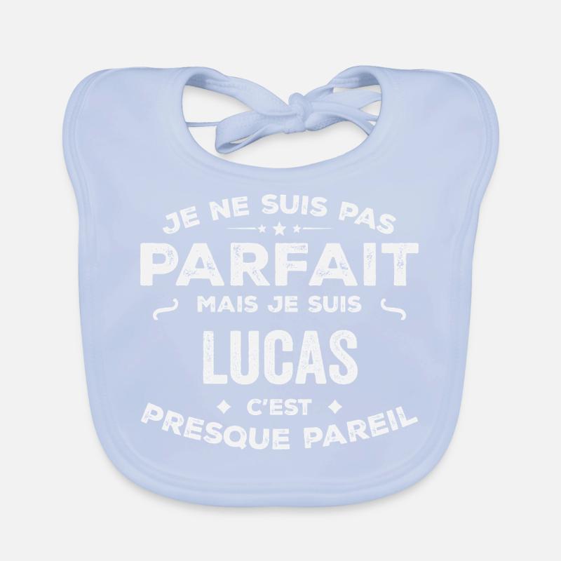 Lucas Ein Vorname, eine Geschichte, eine Persönlichkeit Baby Bio-Lätzchen