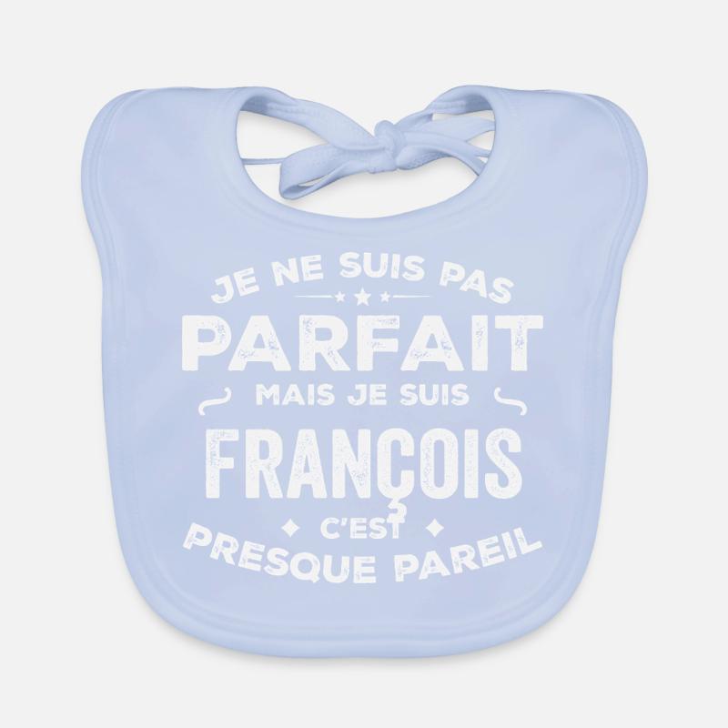 François A first name, a story, a personality Organic Baby Bibs