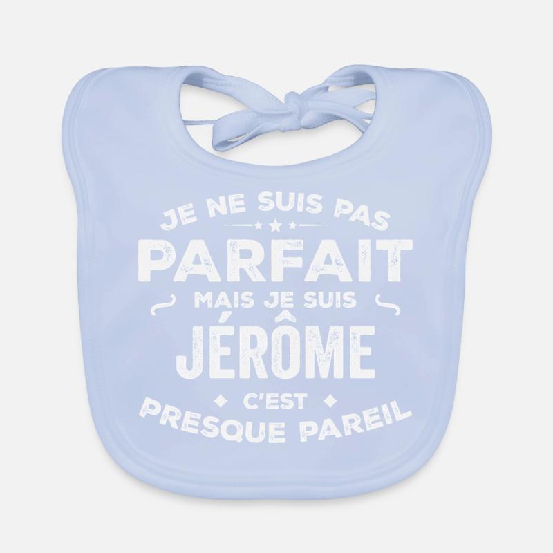Jérôme A first name, a story, a personality Organic Baby Bibs