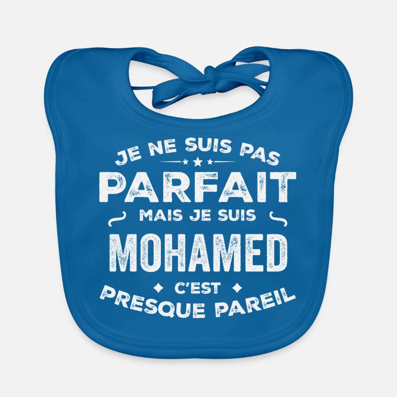 Mohamed Ein Vorname, eine Geschichte, eine Persönlichkeit Baby Bio-Lätzchen