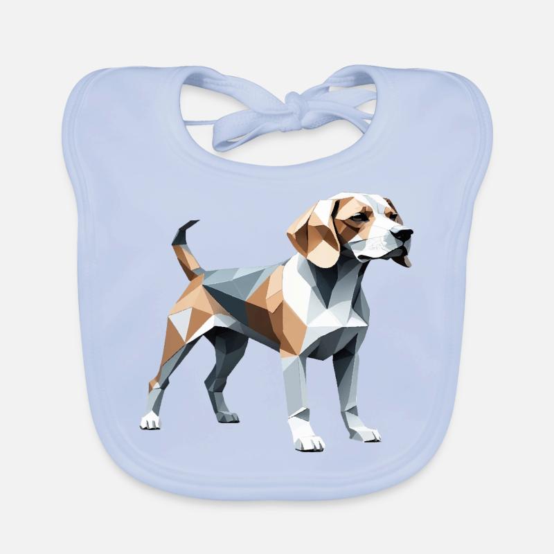 Beagle - Conception de chien de compagnie Bavoir bio Bébé