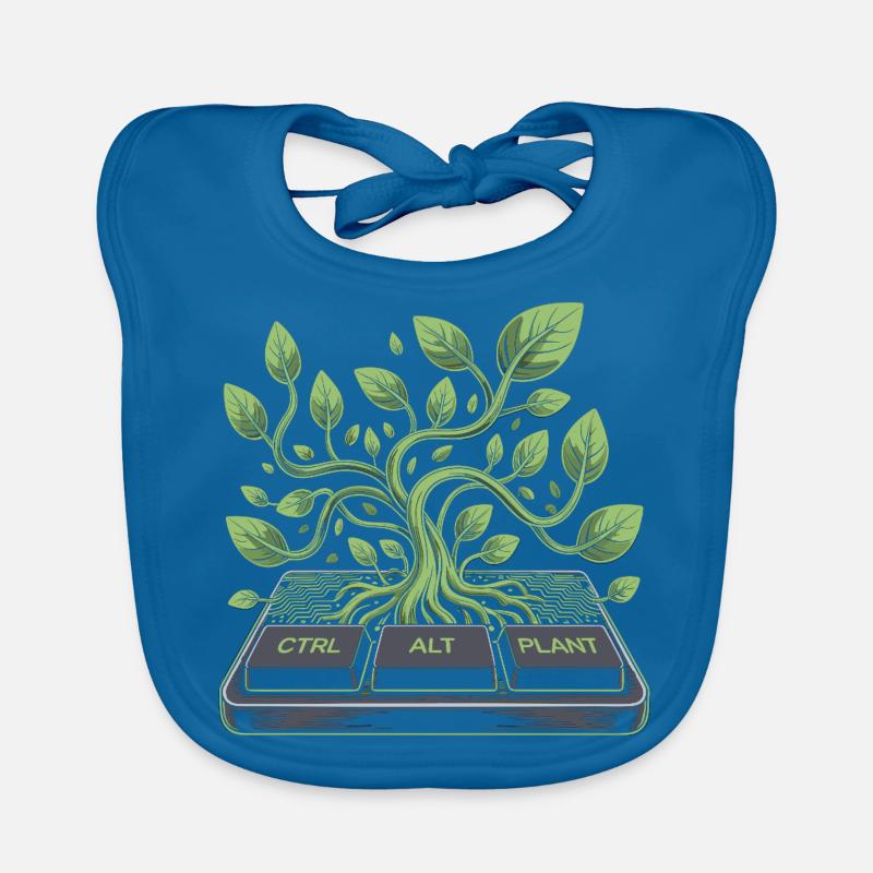 ctrl alt plant Garten Design Baby Bio-Lätzchen