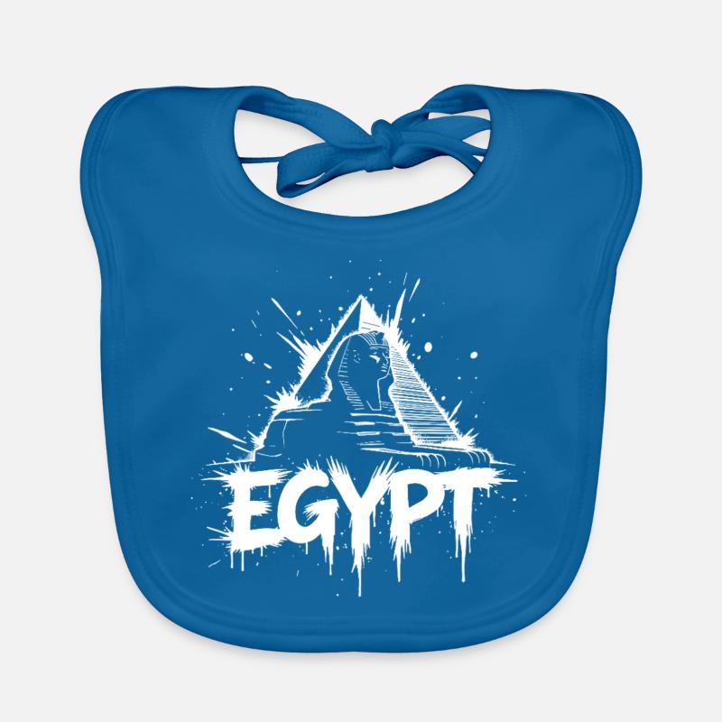 Pyramide du Sphinx d’Égypte Bavoir bio Bébé