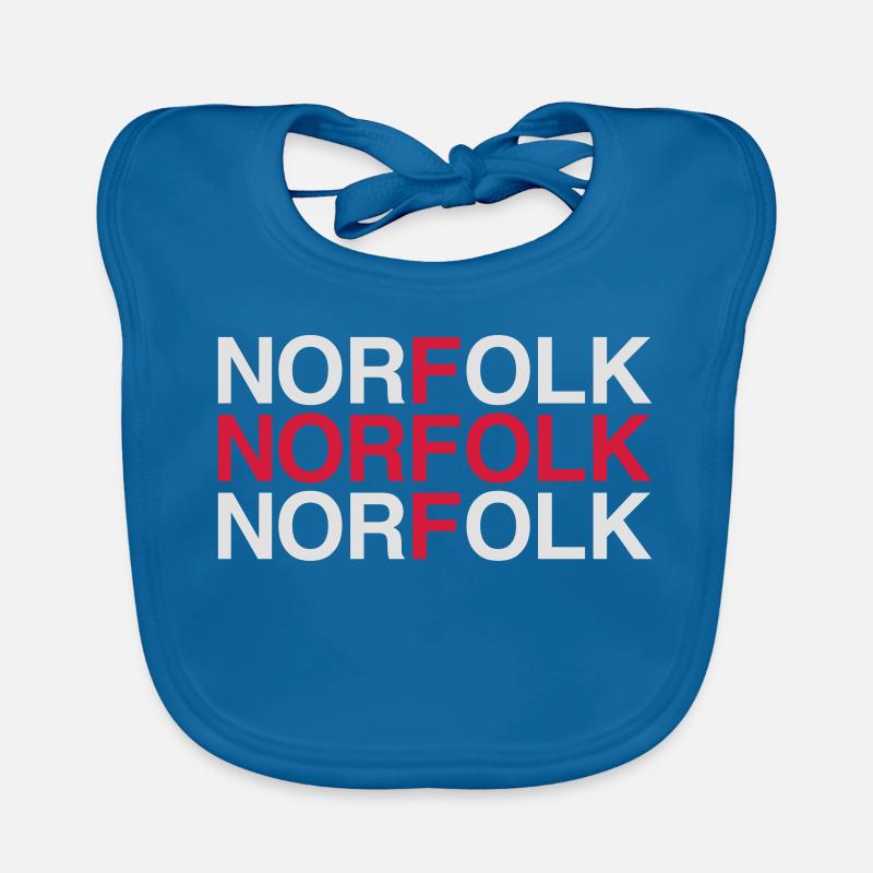 NORFOLK Drapeau de l’Angleterre Bavoir bio Bébé