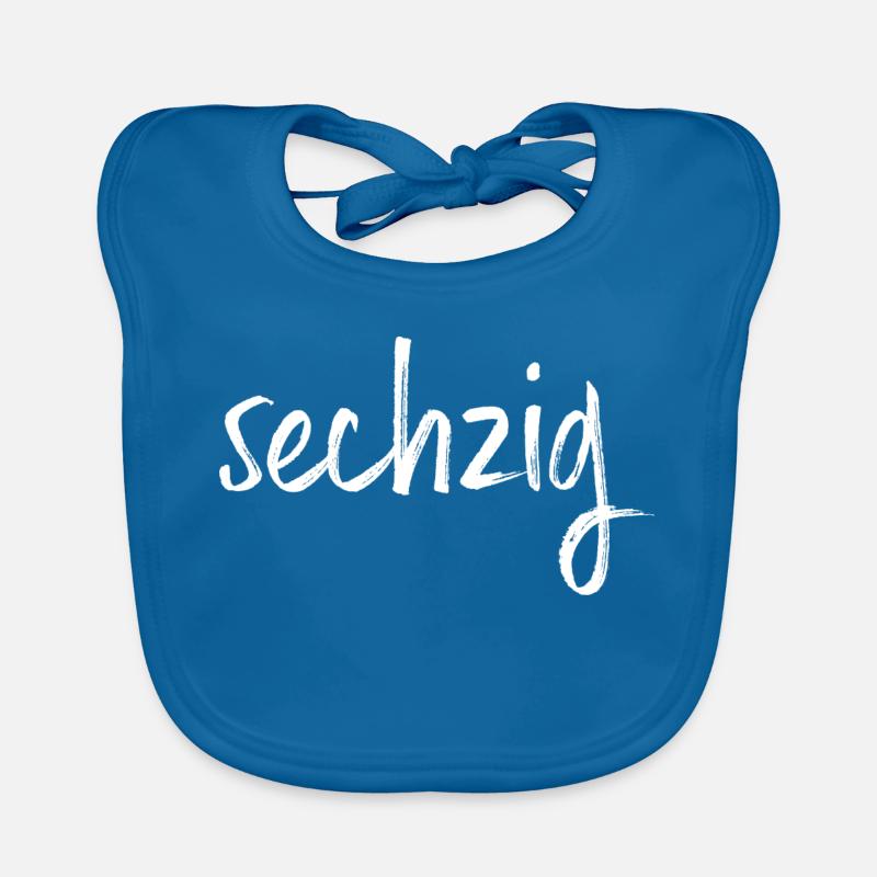 60 sechzig 60. Geburtstag Geschenk Baby Bio-Lätzchen