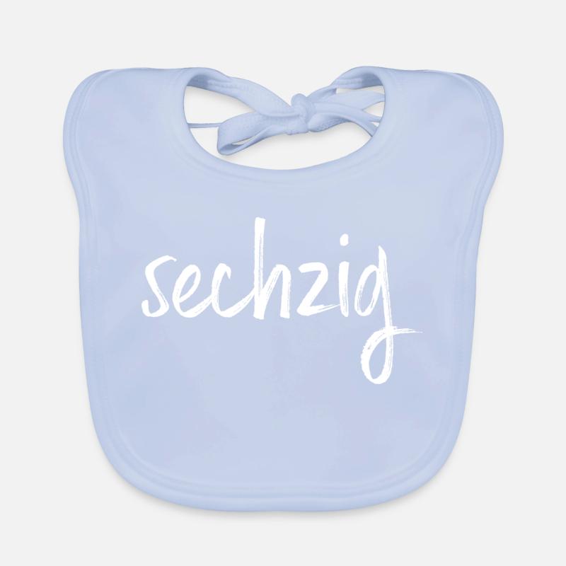 60 sechzig 60. Geburtstag Geschenk Baby Bio-Lätzchen