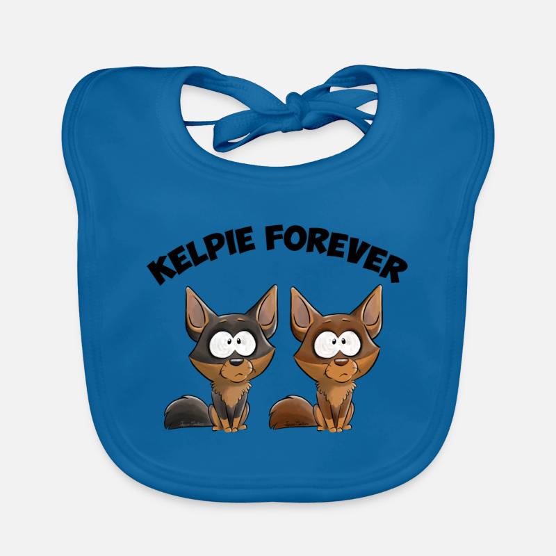 Kelpie Forever Bavoir bio Bébé
