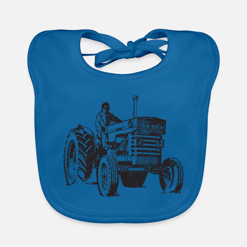 Alter Traktor Baby Bio-Lätzchen