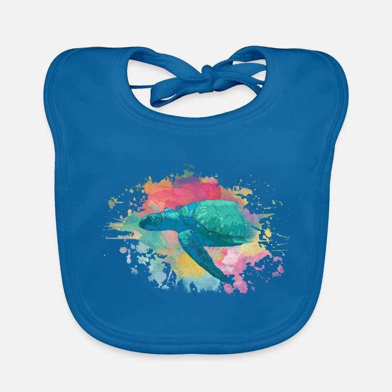 tortue Bavoir bio Bébé