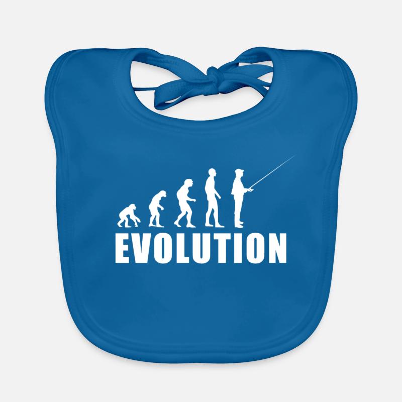 Cadeau de pêcheur EVOLUTION Bavoir bio Bébé
