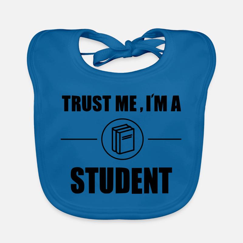 Faites-moi confiance dans une école d'étudiants Abi Uni Statement Bavoir bio Bébé