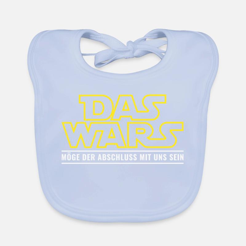 Abschluss Das wars Möge der Abschluss mit uns sein Baby Bio-Lätzchen