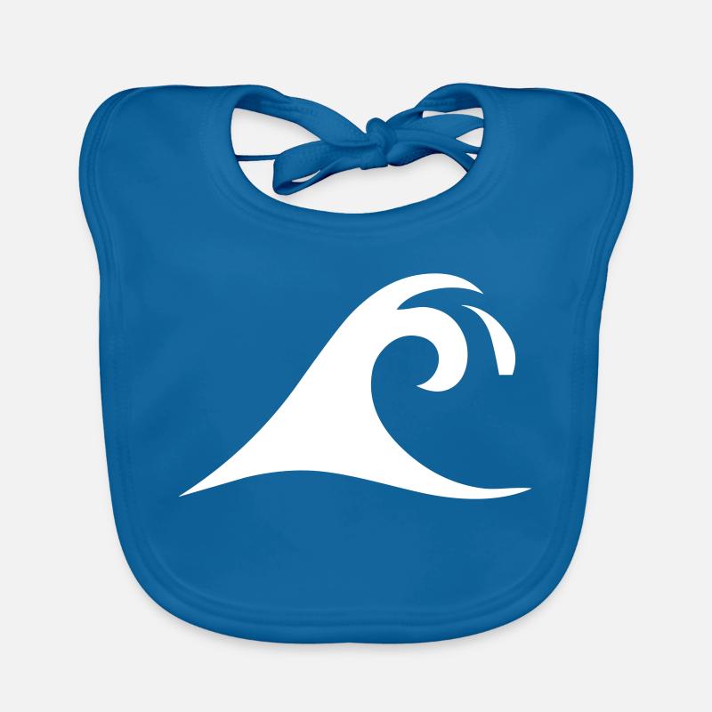 Wave waves Organic Baby Bibs