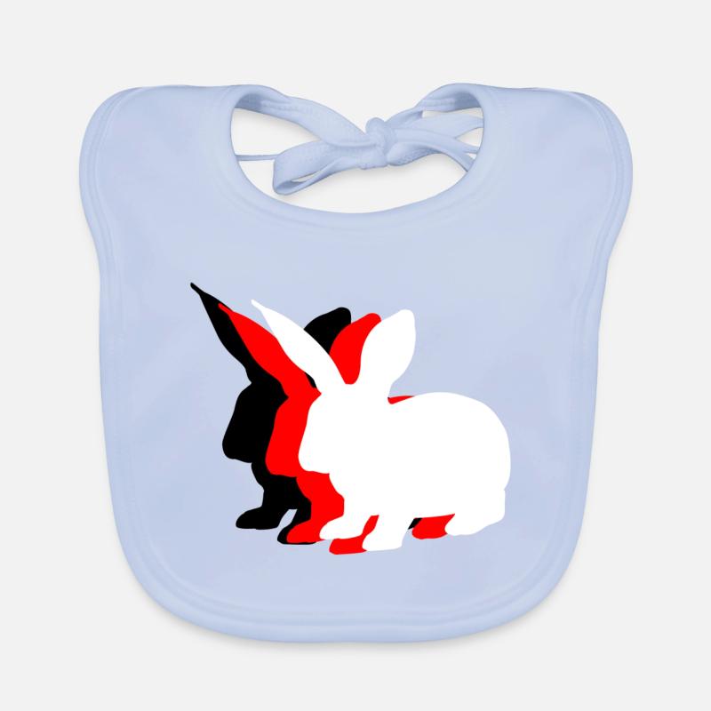 Rabbit Rabbit Rabbit Antifa Organic Baby Bibs