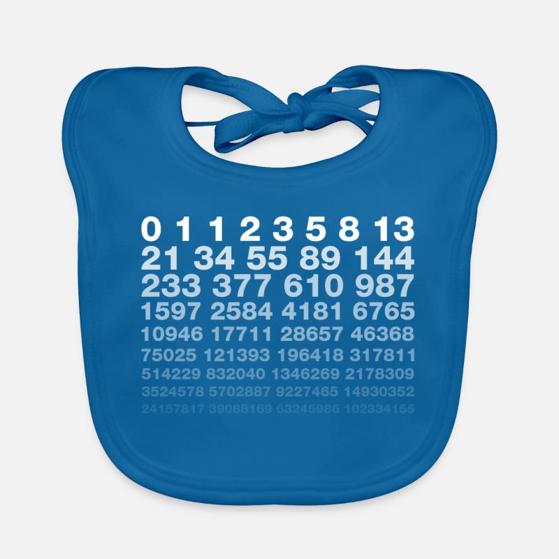 Fibonacci Bavoir bio Bébé