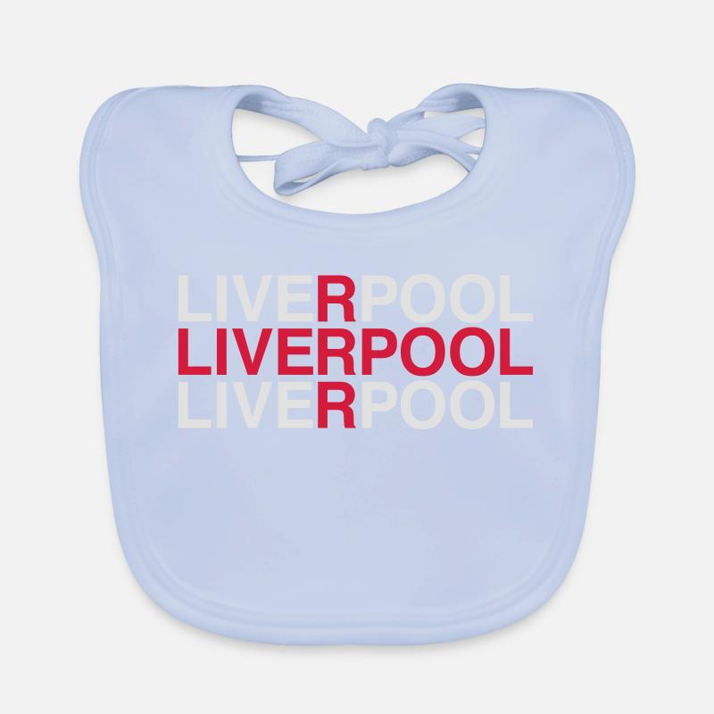 LIVERPOOL Union Jack Drapeau Bavoir bio Bébé