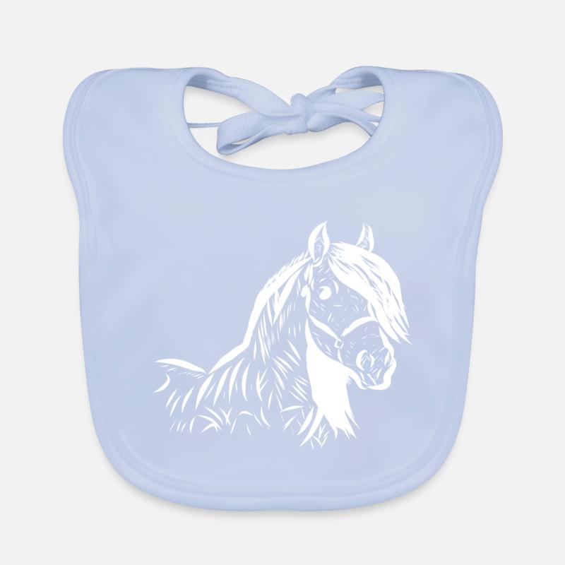 Pferd Baby Bio-Lätzchen