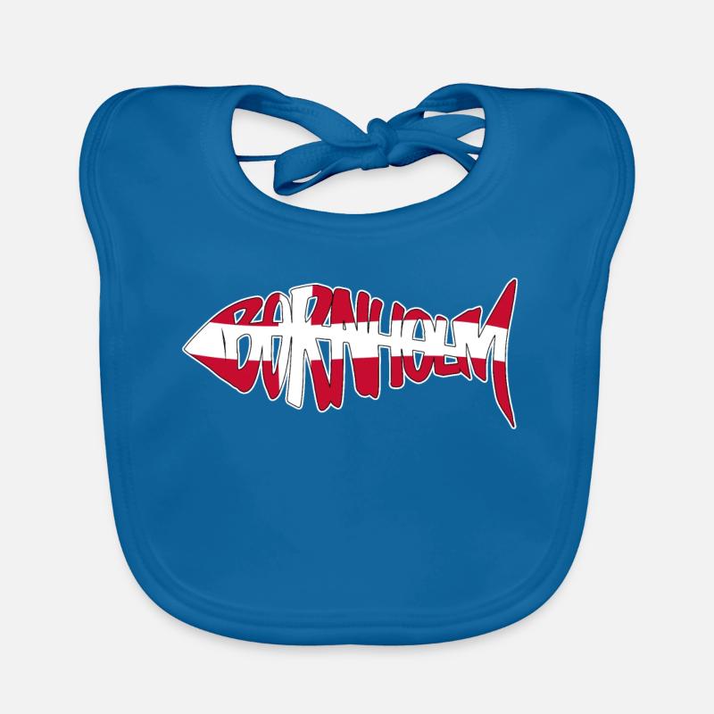 Bornholm Fish - Design Organic Baby Bibs