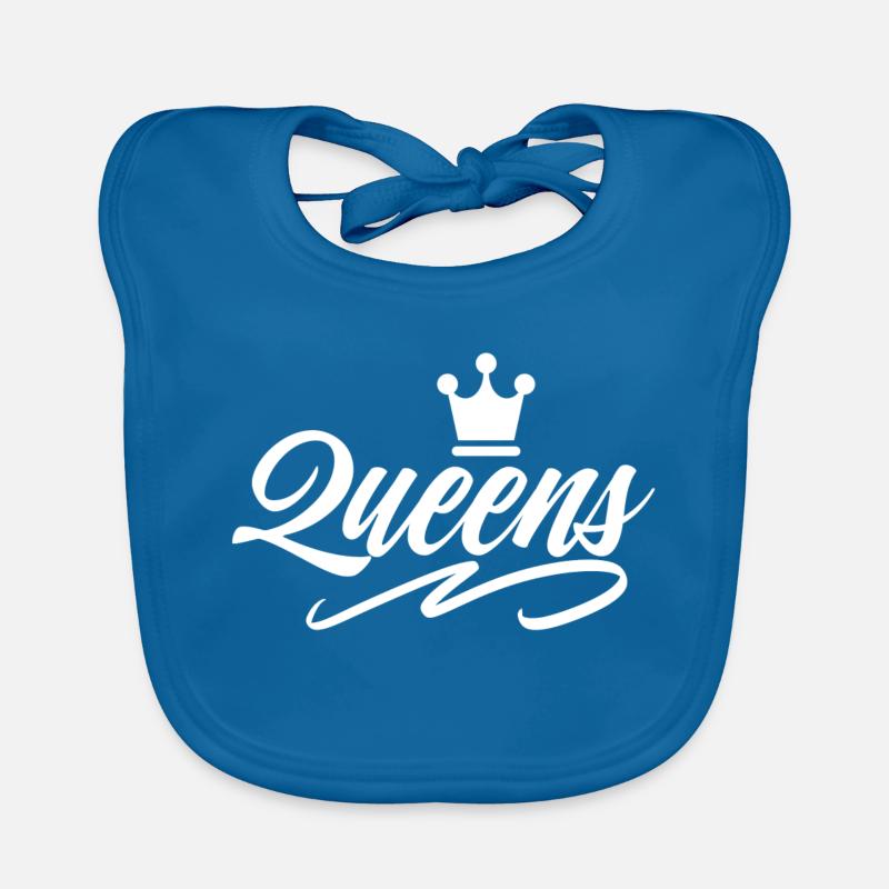 Queens Bavoir bio Bébé
