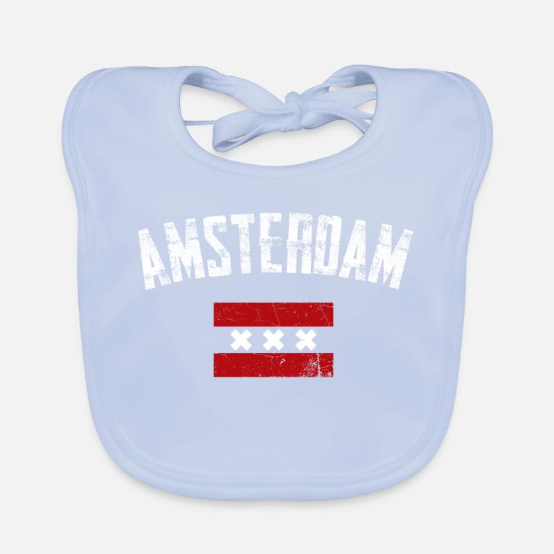 Amsterdam Bold Crest Tee Bavoir bio Bébé