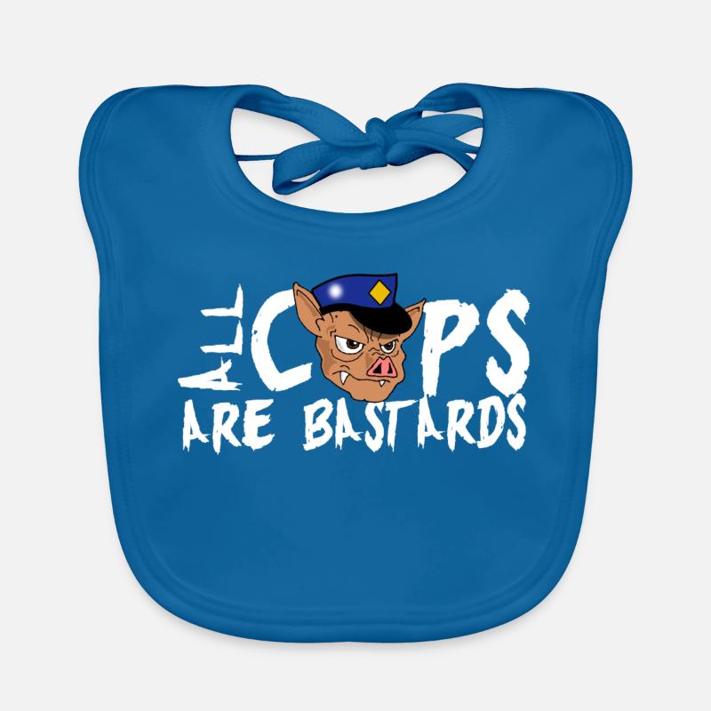 Cops are shit! Organic Baby Bibs