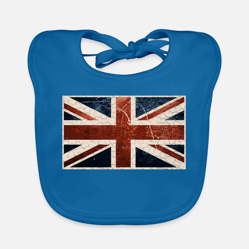 English Flag Organic Baby Bibs