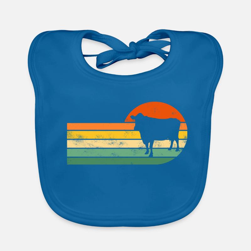 Cow cows Organic Baby Bibs