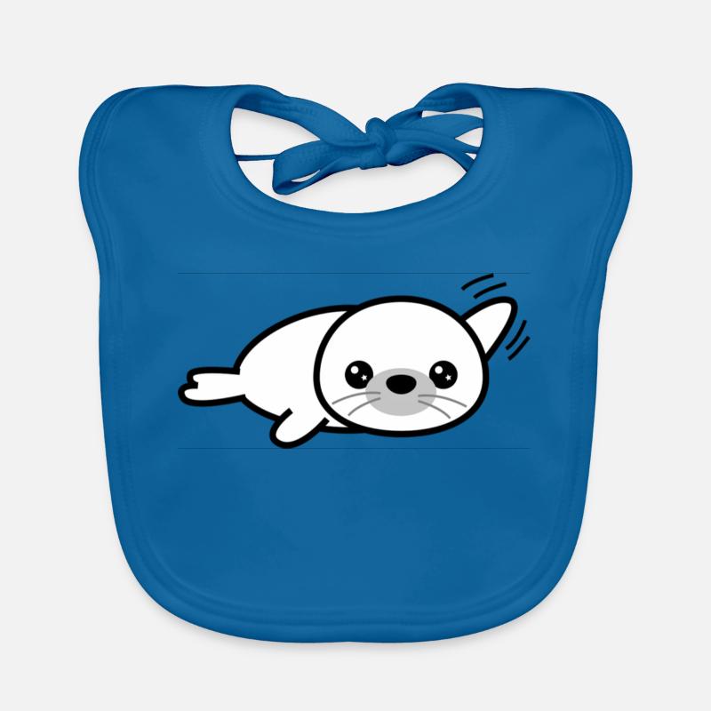 Phoque Bavoir bio Bébé